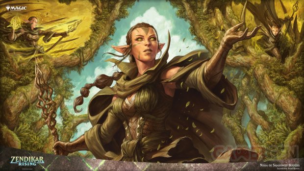 Magic The Gathering nissa of shadowed boughs znr 1920x1080 wallpaper