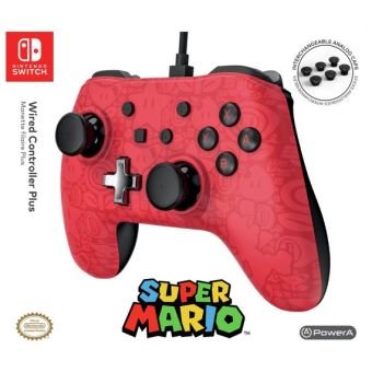 Manette-filaire-Nintendo-Switch-Plus-Super-Mario-Rouge-et-noire (1)