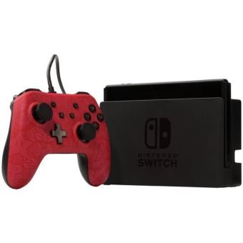 Manette-filaire-Nintendo-Switch-Plus-Super-Mario-Rouge-et-noire (2)