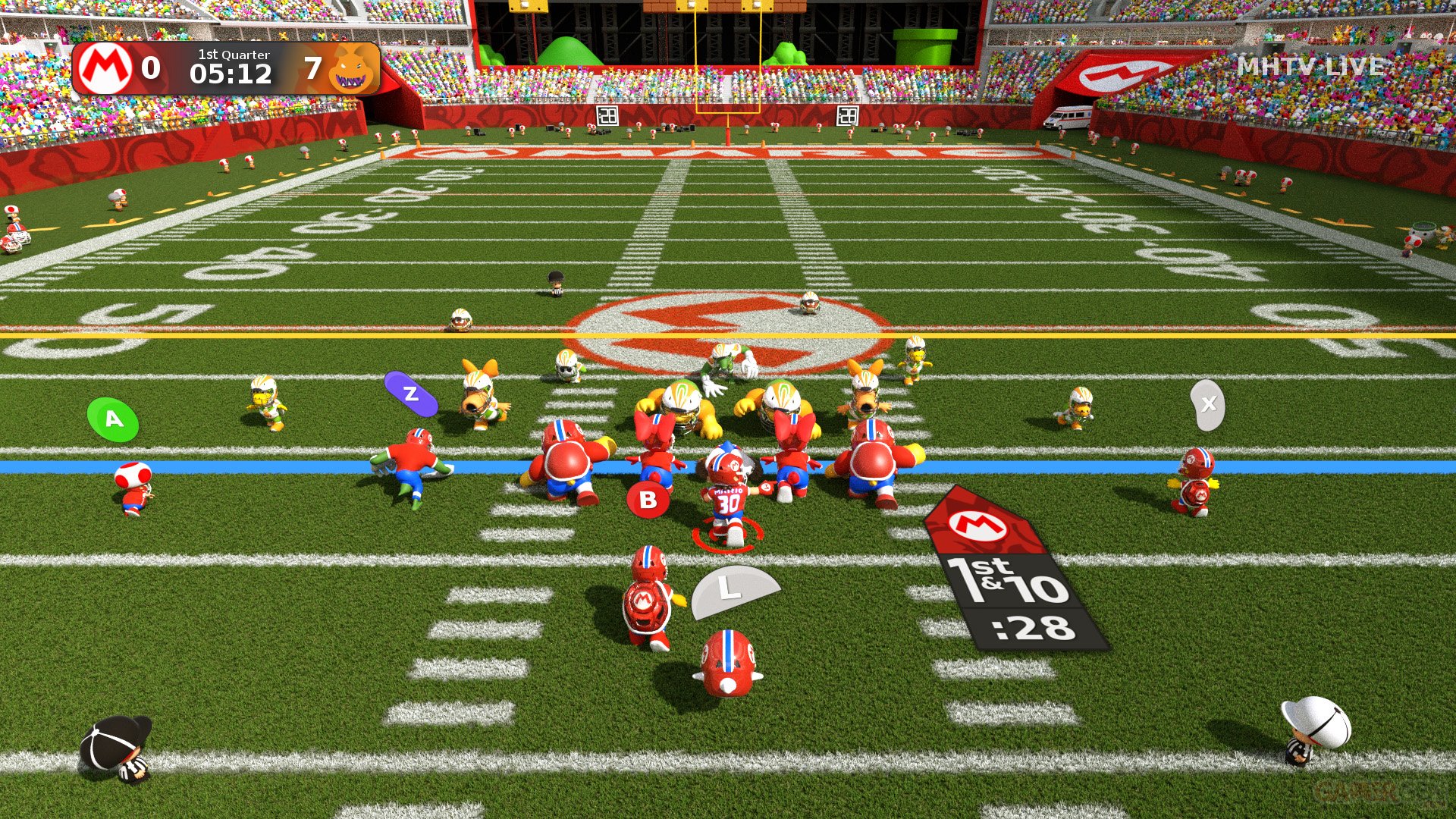 american football games for nintendo switch