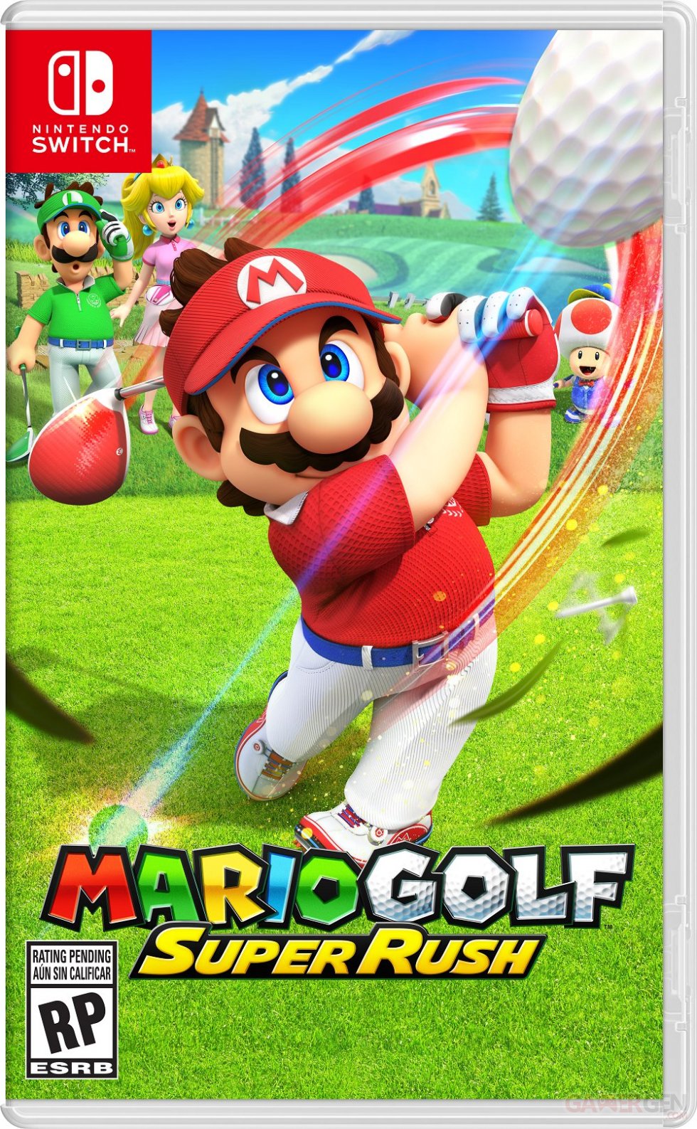 Mario Golf Super Rush jaquette image