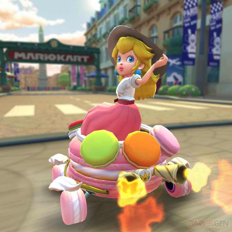 Mario Kart Tour images paris peach marakass (1)