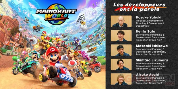 Mario Kart World développeurs interview Nintendo 25 05 2025