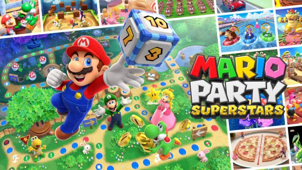 Mario Party Superstars key art