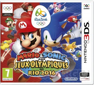 Mario Sonic Jeux Olympiques Rio 2016 jaquette