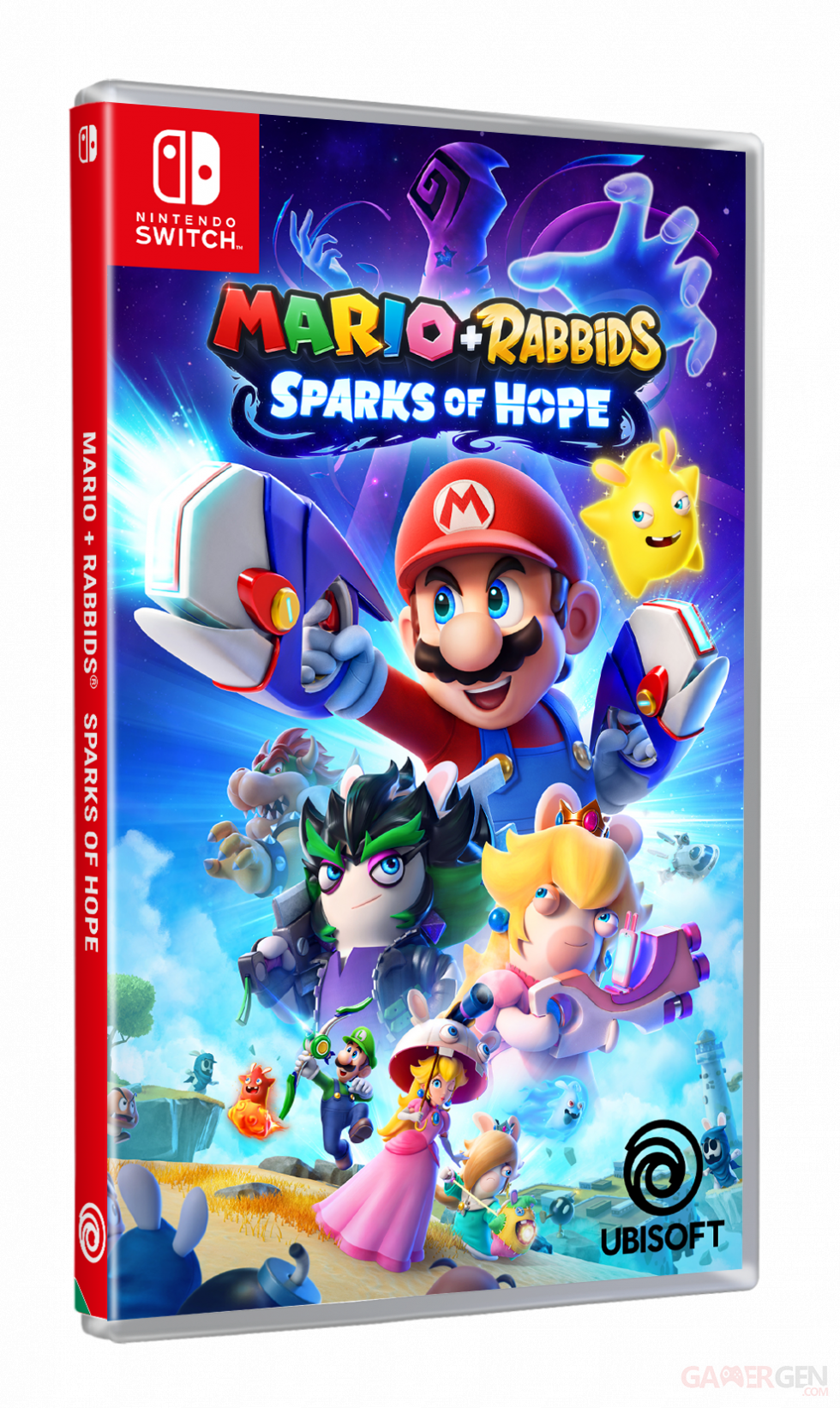 Mario + The Lapins Crétins Sparks of Hope images jaquette