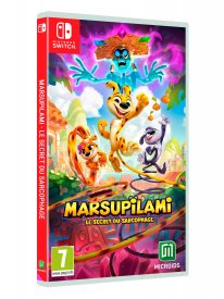 Marsupilami Le Secret du Sarcophage jaquette Switch 02 25 05 2021