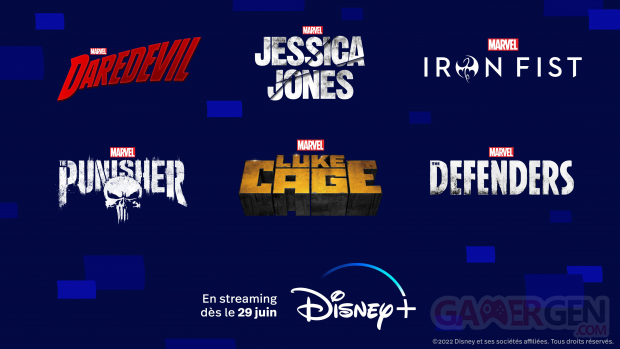 Marvel séries Netflix Daredevil Jessica Jones Iron Fist The Punisher Luke Cage Defenders date sortie Disney+ Plus