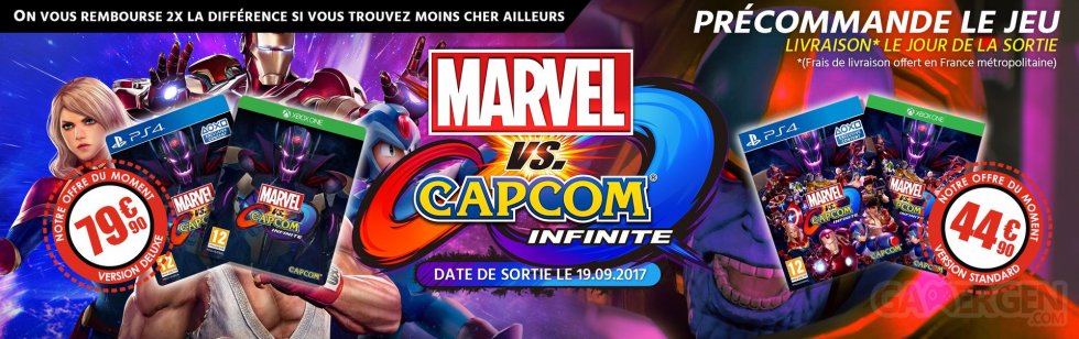 Marvel vs Capcom Infinite Août 2017