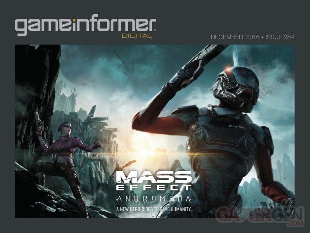 Mass Effect Andromeda GameInformer couverture 02 11 2016
