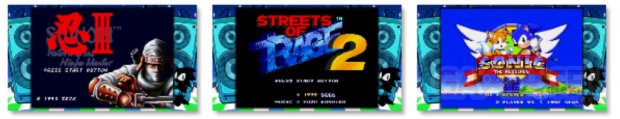 Mega Drive Mini jeux line up image