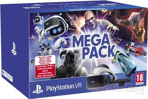 Mega Pack Sony PlayStation VR Camera 5 jeux 04 11 2018