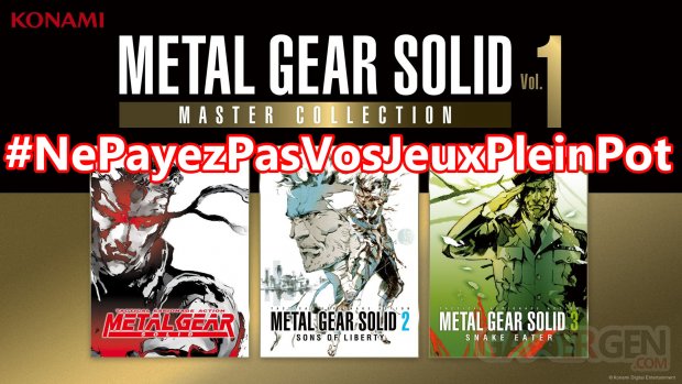 Metal Gear Solid Collection Vol 1 bon plan nepayezpasvosjeuxpleinpot 23 10 2023