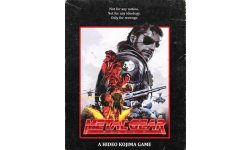 Metal Gear Solid V Phantom Pain VHS Jaquette Cover