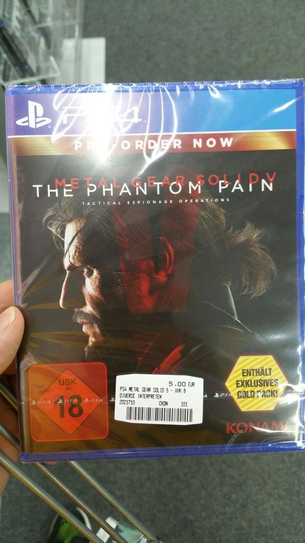 Metal Gear Solid V The Phantom Pain disponibilite allemagne