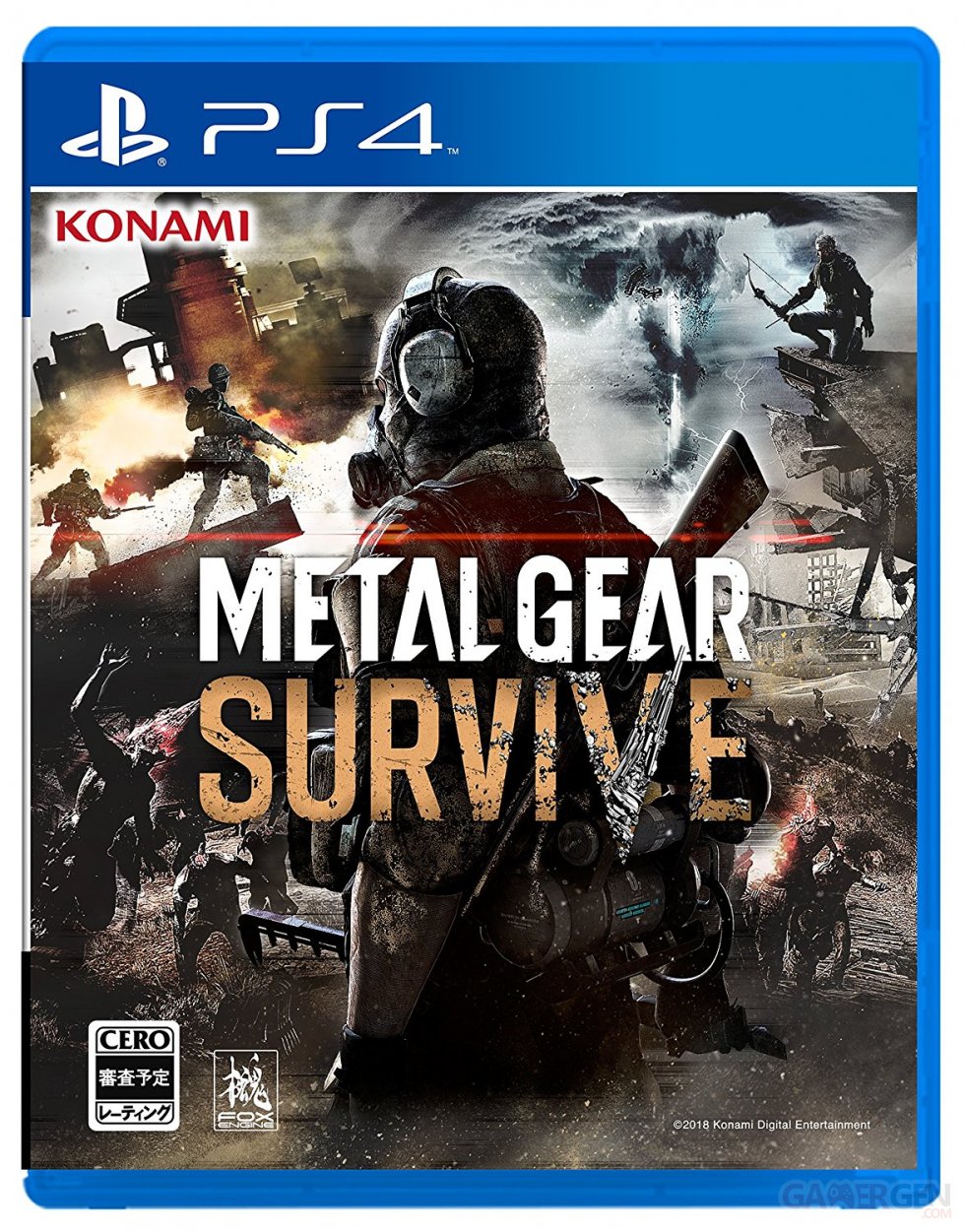 metal gear survive jaquette cover ps4