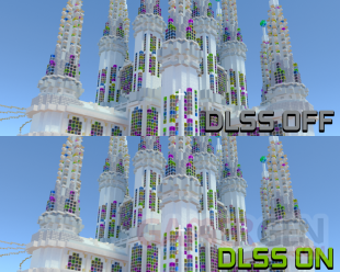 Minecraft DLSS 1