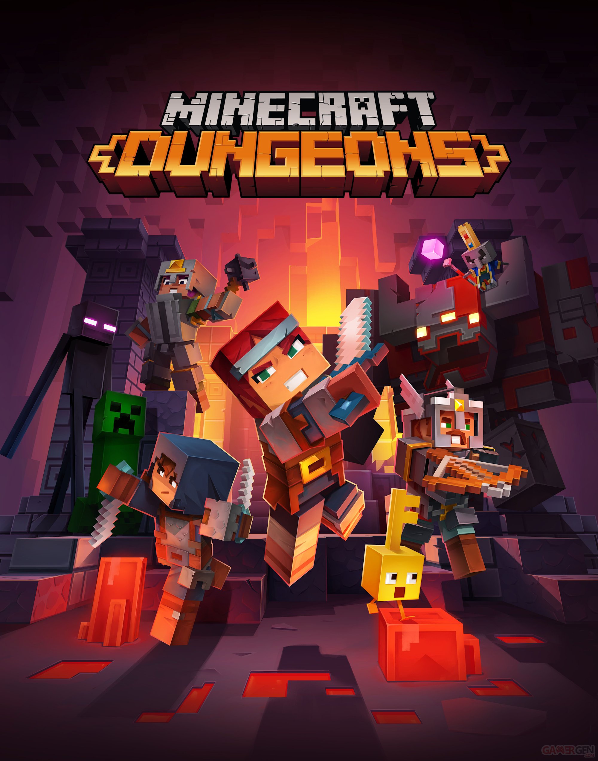 E3 2019 Minecraft Dungeons, Mojang dévoile un nouveau hack'n slash
