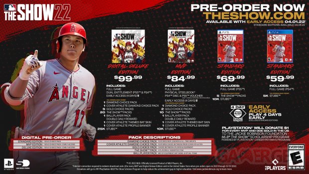 MLB The Show 22 pre-orders