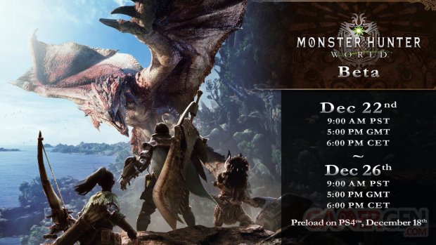 Monster Hunter World Bêta