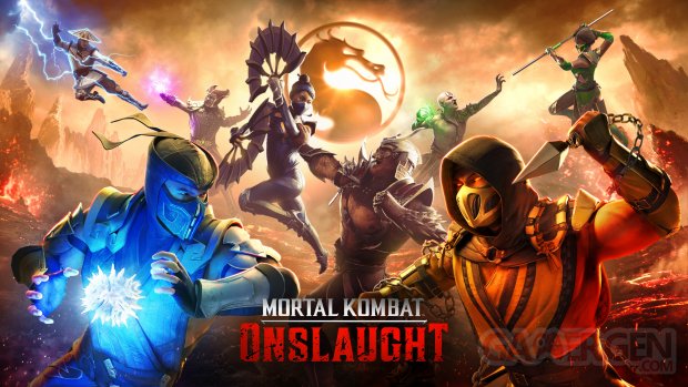 Mortal Kombat Onslaught Key Art