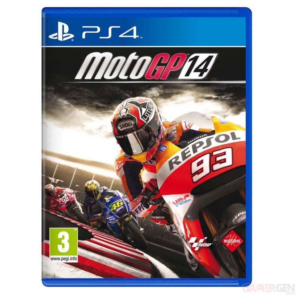 MotoGP 14 PS4 Jaquette