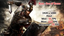 MSI Vortex G65 Test Avis Review Benchmark Ryse Son of Rome