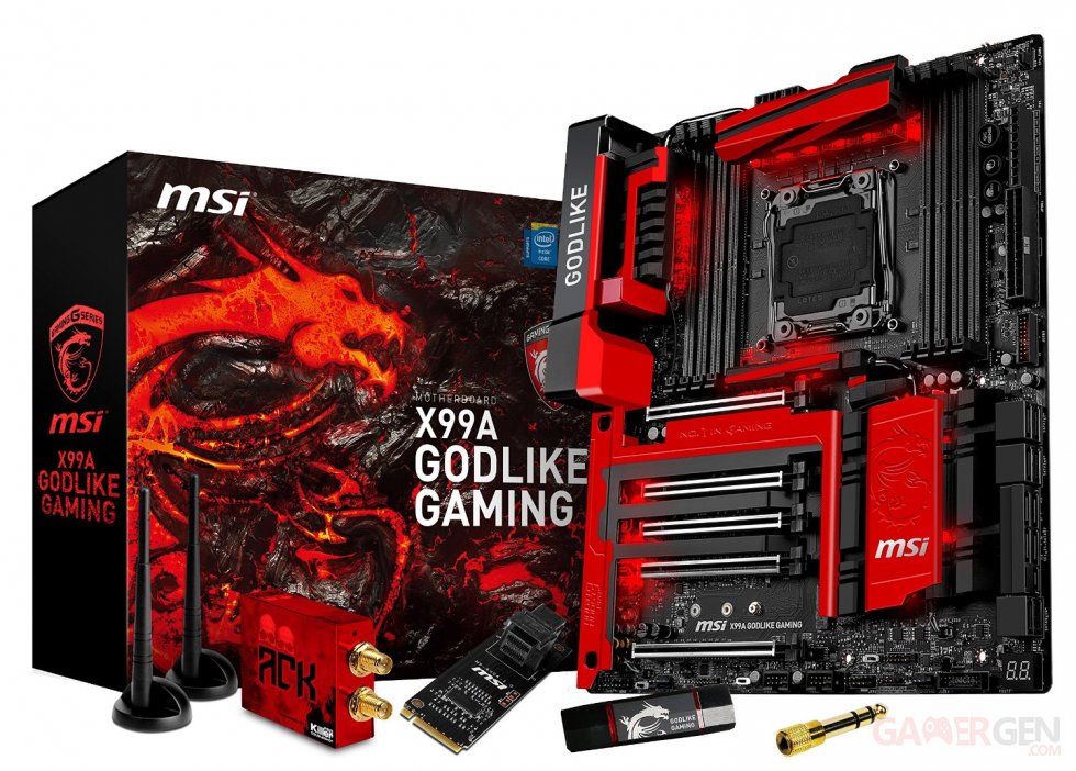 MSI X99A Godlike Gaming Classique Rouge