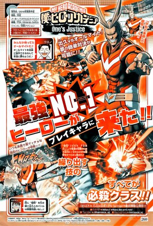 My Hero Academia Ones Justice scan All Might 19 01 2018