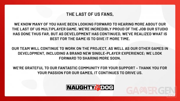Naughty Dog The Last of Us 27 05 2023