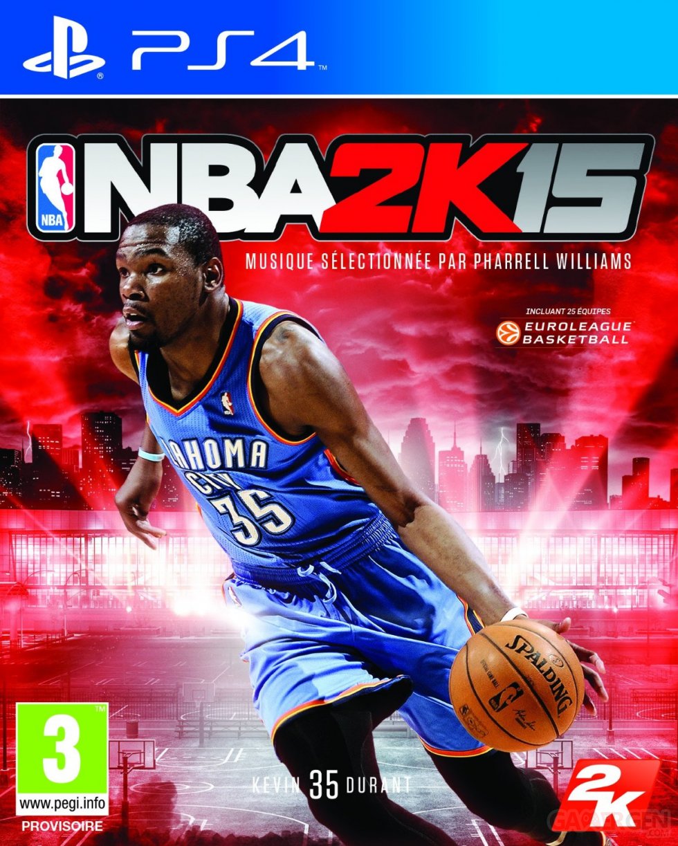 NBA 2K15 jaquette PEGI PS4