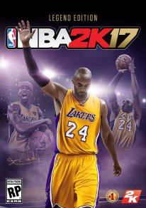 NBA 2K17 Legend Edition jaquette cover art Kobe Bryant