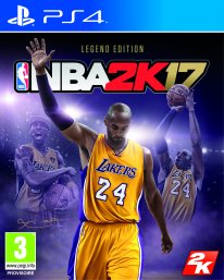 NBA 2K17 Legend Edition jaquette Kobe Bryant
