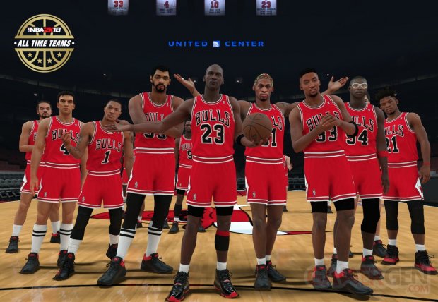 NBA 2K18 All Time Teams Chicago Bulls