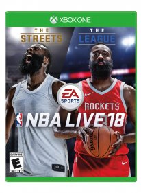 NBA Live 18 Cover Art jaquette james harden