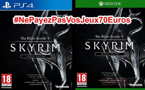 Ne Payez pas vos jeux 70 euros Skyrim