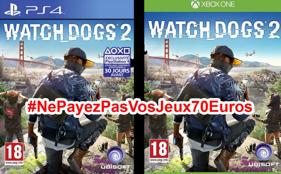 Ne Payez pas vos jeux 70 euros watch_dogs 2