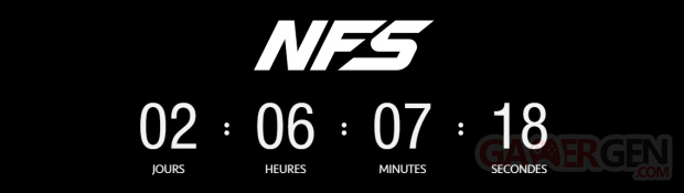 Need for Speed compte à rebours