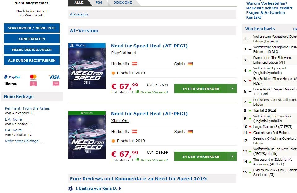 Need for Speed Heat Gameware