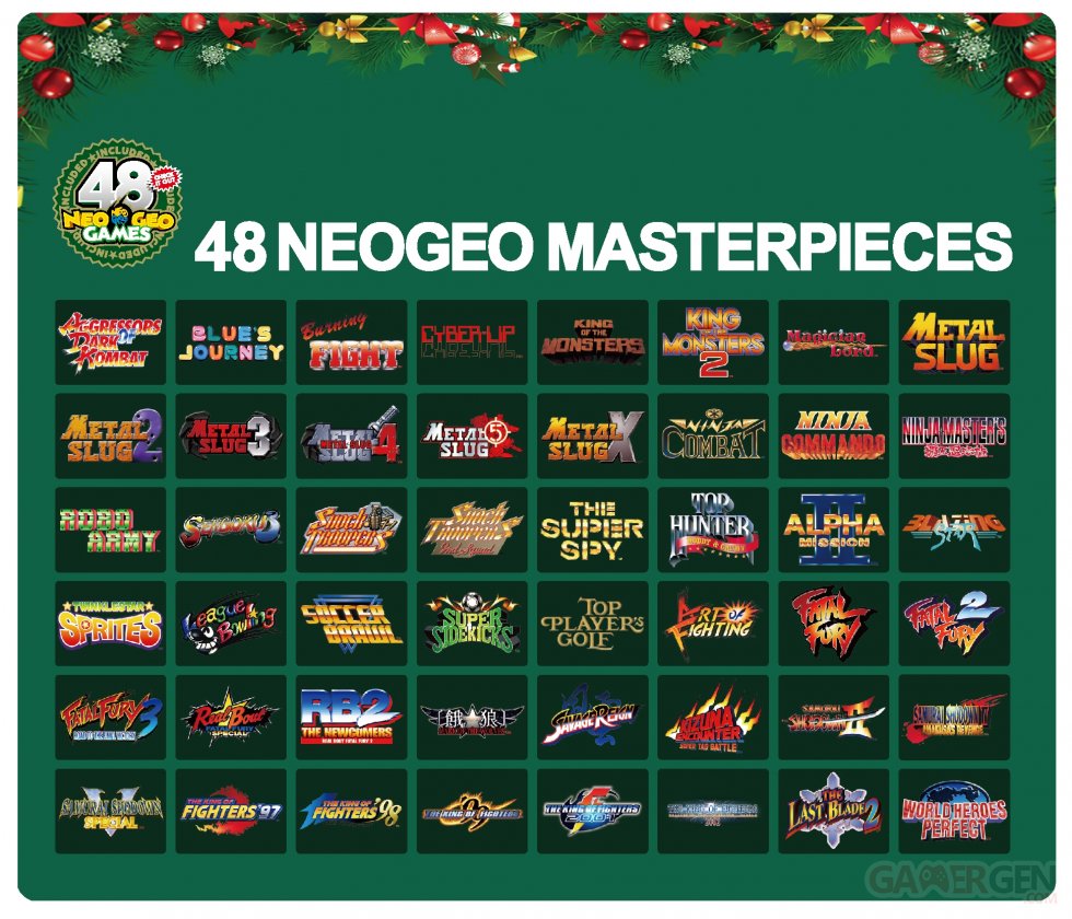 Neo Geo christmas edition noel images consoles (1)