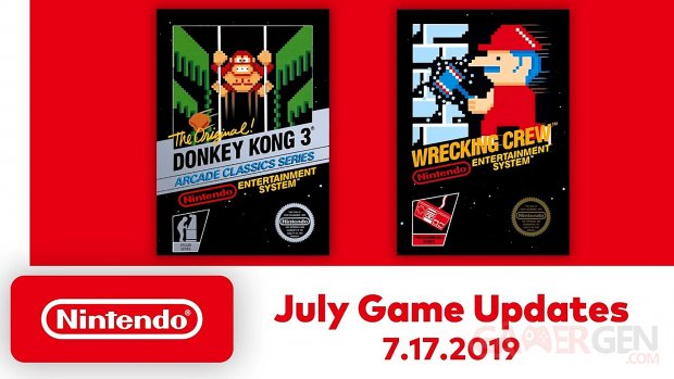 NES   Nintendo Switch Online images juillet