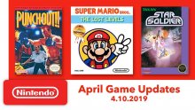 NES - Nintendo Switch Online mise à jour 2.4.0 jeux SP images titres