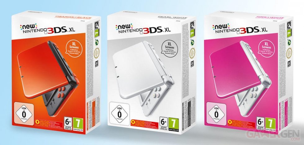 New 3DS XL Coloris Europe image