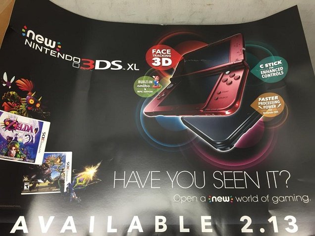 New Nintendo 3DS XL sortie annonce 14.01.2015