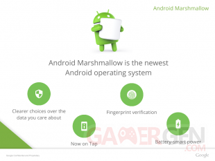 Nexus 6P Android 6 Marshmallow Caractéristiques Fuite