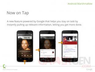Nexus 6P Android 6 Marshmallow Now on tap Fuite