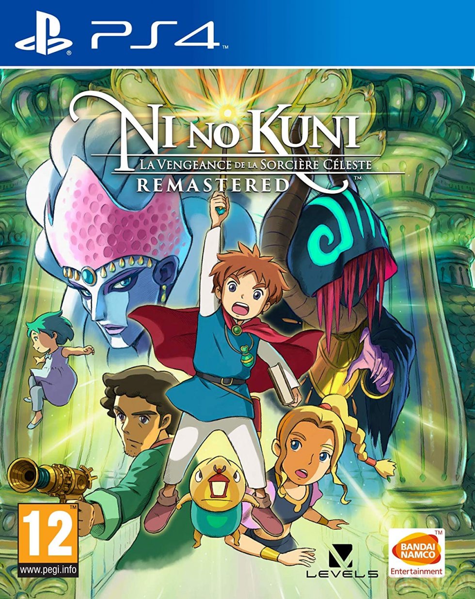 Ni no Kuni  La vengeance de la Sorcière Céleste Remastered jaquette PS4