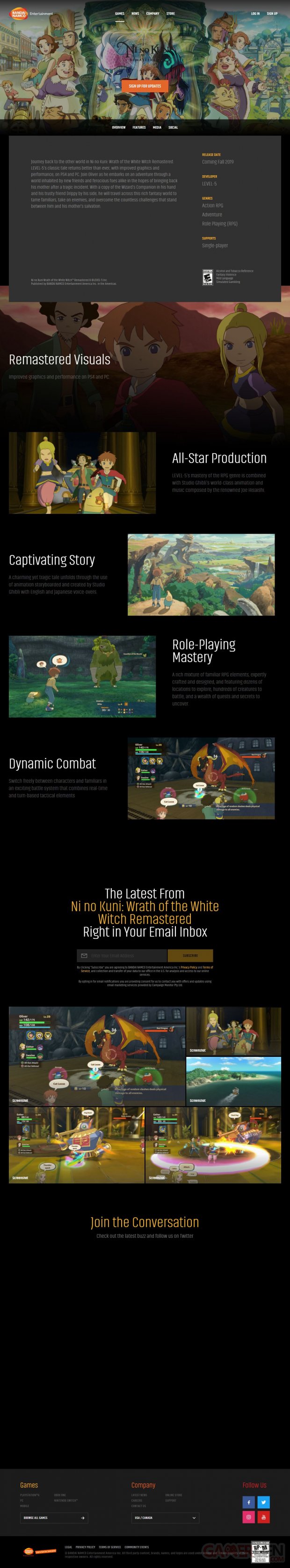 Ni no Kuni Wrath of the White Witch Remastered 10 08 06 2019