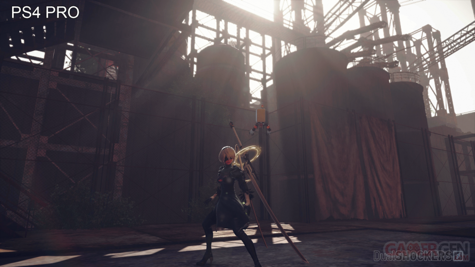 Nier Automata Comparaison PS4 Pro images (10)