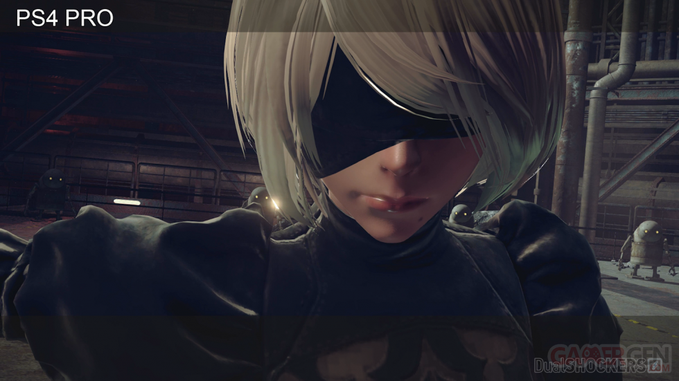 Nier Automata Comparaison PS4 Pro images (3)